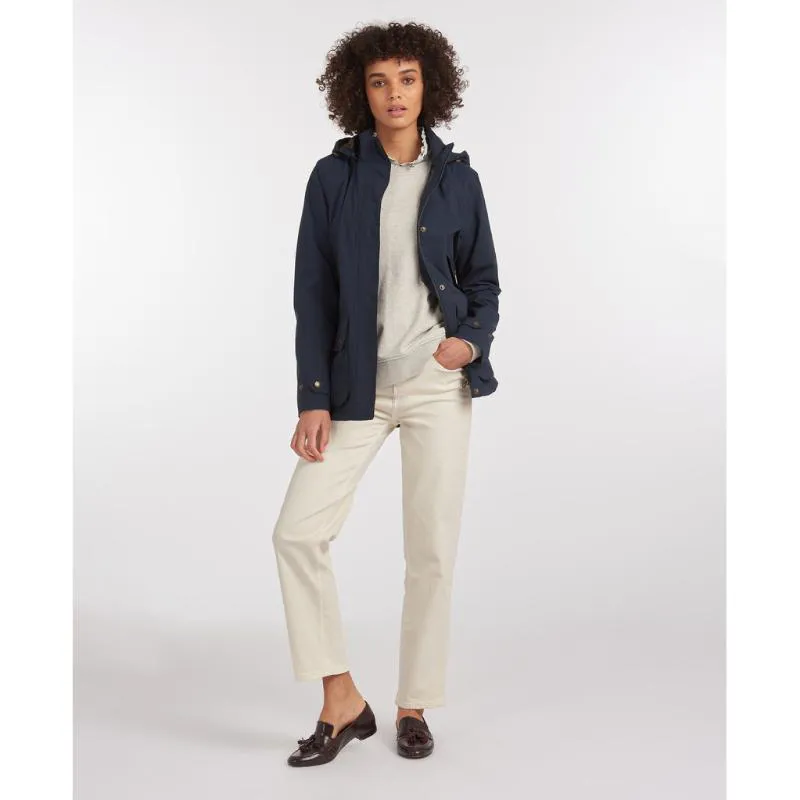 Barbour Waterproof Women's Clyde Jacket in Navy-2